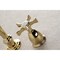 Kingston Brass KS3022NX Two-Handle Wall Mount Tub Faucet, Polished Brass KS3022NX - alternate 4
